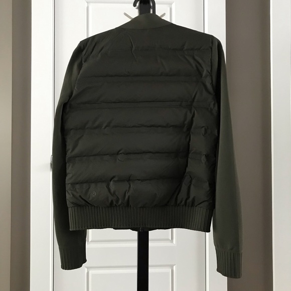 Lululemon Non-Stop Bomber (Reversible) Dark Olive - Picture 2 of 8